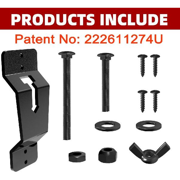 Wall Mount Spare Tire Carrier Mount For Trailer,Spare Tire Carrier Bracket For Enclosed Trailer Accessories Spare Tire Holder For Trailer, Wheel