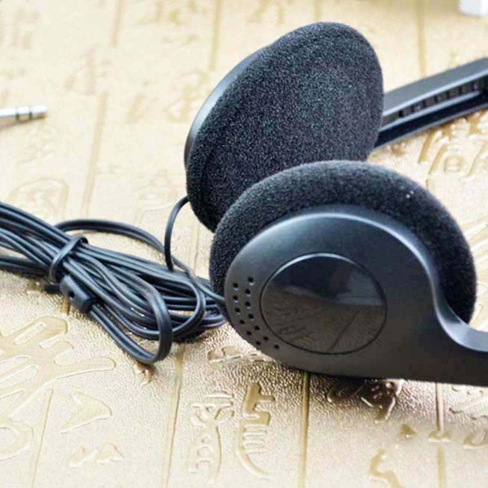 Wired Headworn Wired Headset Black Headphone Universal Headset Cellular Wired Headset  Gift