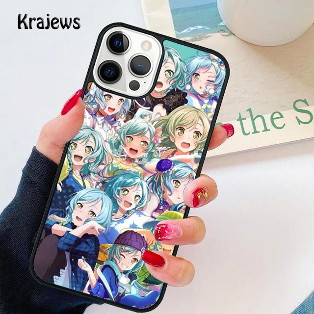 Мягкий чехол для телефона BanG Dream с аниме для iPhone 14 XR X XS Max 5S 6S 7 8 Plus SE 2020 11 12 13 Pro Max, мини-чехол для телефона