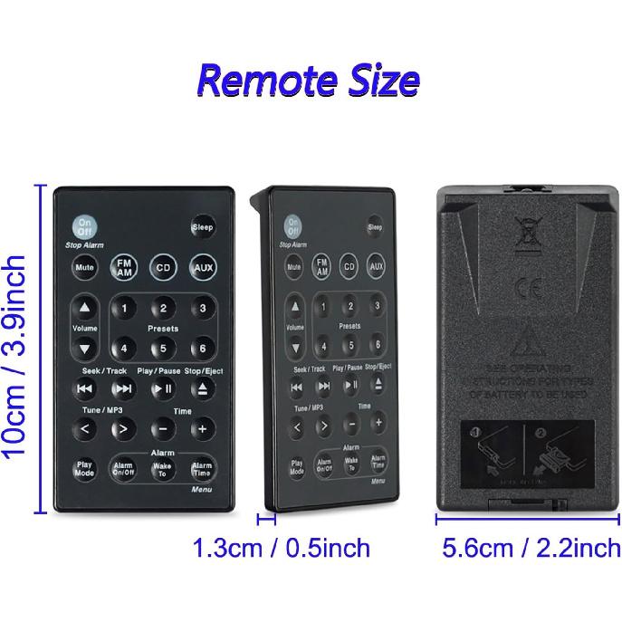 Пульт дистанционного управления, совместимый с музыкальной радиосистемой CD Bose Sound Touch, для Bose AWR1B1 AWR1B2 AWRCC1 AWRCC7 AWRCC8 (Аккумуляторы включены)