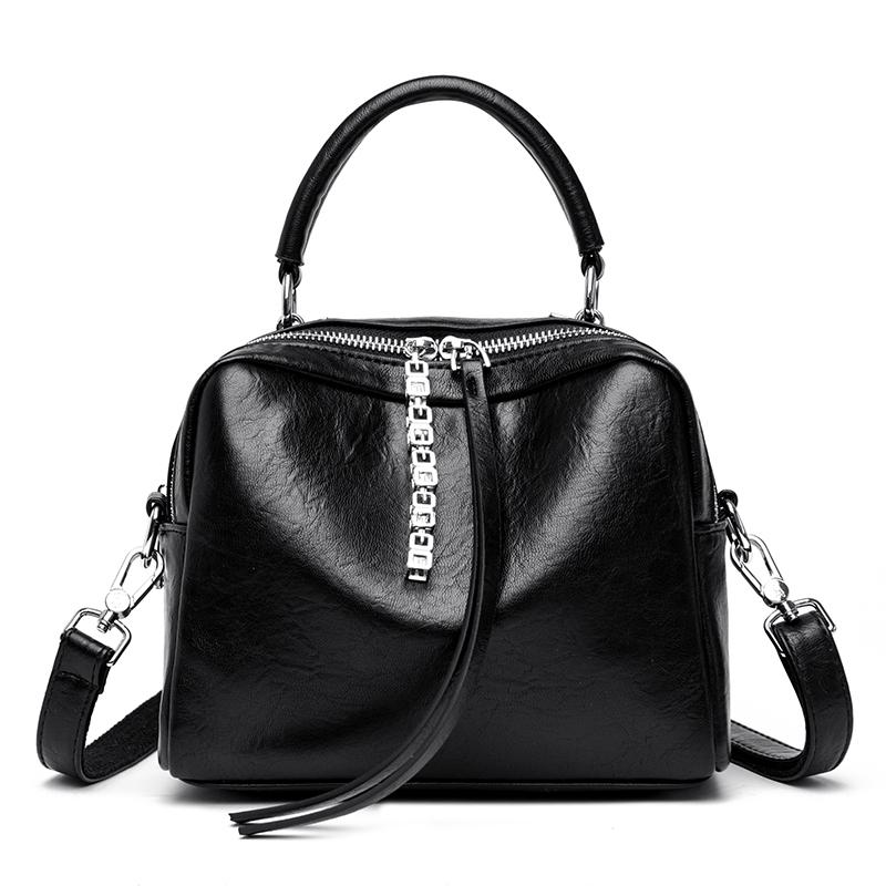 Soft Leather Shoulder Bag for Women Crossbody Bag Luxurious Messenger Bags Large Capacity Feminine Fashion High Quality