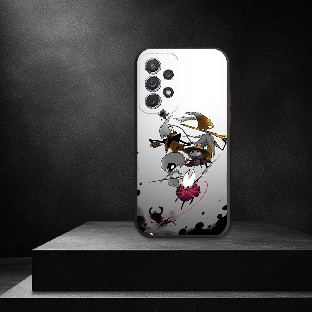Cool H-Hollow Knight new Phone Case For Samsung S 26,25,24,23,22,30,21,10,9,Ultra,Plus,Lite,FE,4,5G Black Soft Case