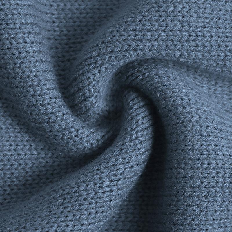 Осенне-зимний женский этнический свитер с длинными рукавами и круглым вырезом с узором «фэр-айл»