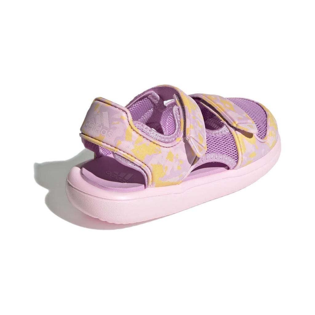 Adidas Comfort Sandals Casual Comfortable Durable Breathable Kids Sandals Kids Sandals Yellow Pink IE0302
