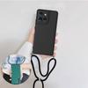Чехол-шнурок из жидкого силикона для Motorola Moto G96 G86 Power G85 G84 G75 G56 с защитой камеры, противоударный чехол из ТПУ