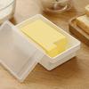 2-in-1 Butter Slicer Box with Lid Spatula Included Safe Odor-proof Butter Cutter Container for Fridge Kitchen Cafe Restaurant