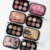 Палитра теней для век MA C Connect In Color Eye Palette, 6 оттенков, 6,25 г, 1 шт., с бордовым оттенком