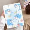 Чехол для планшета с мультяшными акулами для iPad Mini 6 7 Air 4 5 M3 M2 1 2 M4 11 дюймов Pro 11-го 10-го 9-го 8-го 7-го 12,9 дюйма Pro 2025 Держатель
