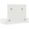Makeup Table with Drawers White 100 x 40 x 70 cm Engineered Wood