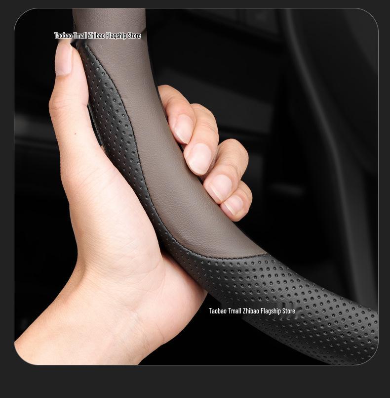 Ultra-Thin All-Season Steering Wheel Cover for 2024 Toyota RAV4 Hybrid