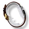Б/у ЧАСЫ HERMES Serie Combi Золотой Циферблат Кожаный Ремешок Кожаные Женские Кварцевые QZ Часы Бренд Хорошее Состояние Рабочие