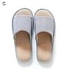 Four Season Indoor Slippers Floral Print Simple Durable Sole Women Slippers