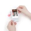 [Film Lab] [Set of 5pcs] Transparent Photo Case for Instax Mini Photo with Flower Clip CAC14