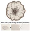 Flower Placemat Dining Table Heat Insulation Mat Absorbent Diatomaceous Earth Decorative Flower Mat for Kitchen Countertop Coffee Table