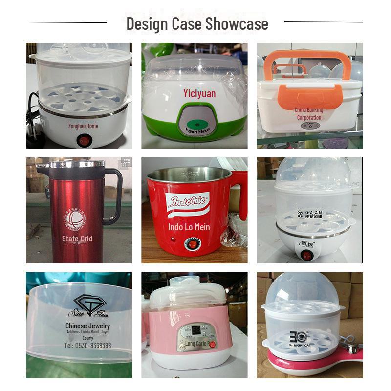 Lingrui Single-Layer Egg Cooker: Automatic Steamer for Boiled Eggs and Fast Breakfasts