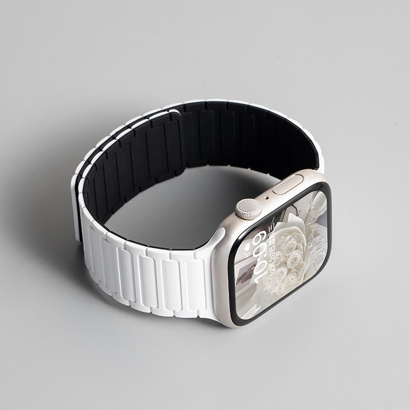 Силиконовый ремешок Jingyi для Apple Watch S7/S8/S9/S11 и iWatch10 с магнитной застежкой