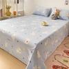 1 Pc Cartoon Flat Bed Sheet Single/Queen/King Size Reactive Printed Top Sheet for Double Beds Cute Dog Bed Flat Sheet for Kids