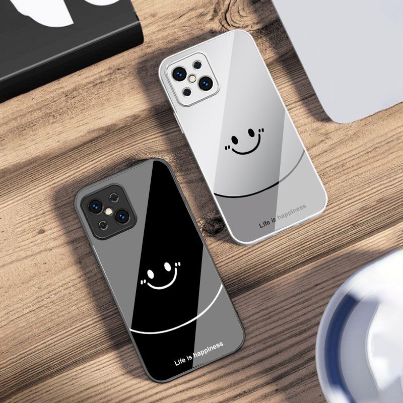 Жизнь — это про счастье Для Oppo Find X5 X8 Pro X2 Lite X7 Ultra F11 23 Reno4 Z 6 Pro A72 58 78 73 16 98 A54S Стеклянный чехол для телефона