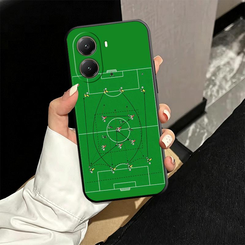 Football Soccer Tactics Time Soft Phone Case for Xiaomi Poco X5 X6 X7 X8 Pro Max X3 F7 F8 Ultra M8 M7 M6 M5 Redmi 15 15C 14C 13C