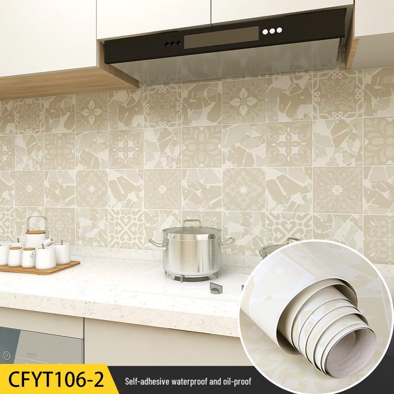 Маслостойкие и водостойкие наклейки на стену кухни: Обои для плиты против плесени, устойчивые к высоким температурам