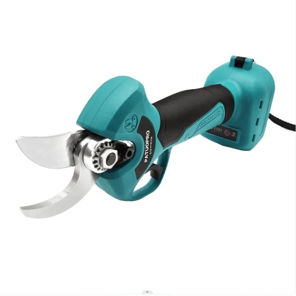 Brushless Electric Pruning Shear Cordless Garden Scissors Handheld Tree Bonsai Pruning Cutter Fit Makita 18V Battery(No Battery)