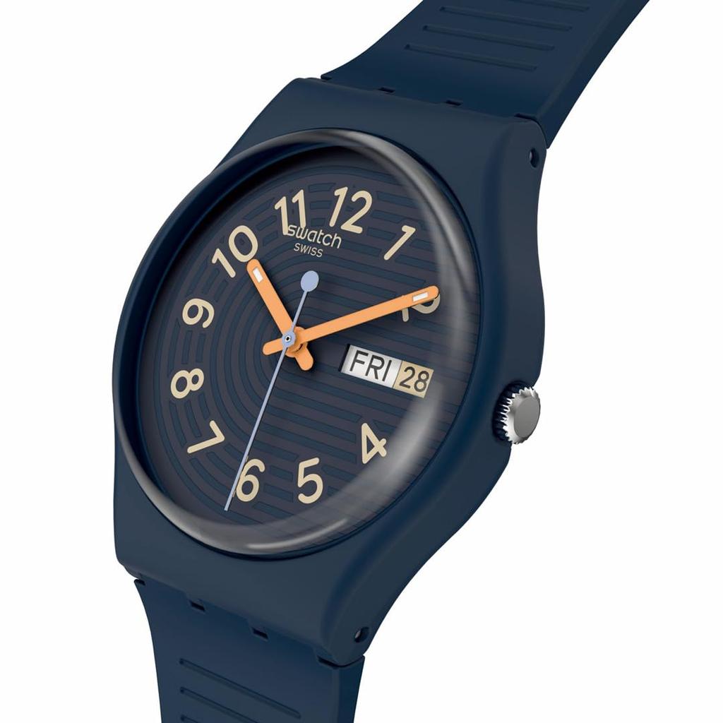 Wristwatch TRENDY LINES AT NIGHT SO28I700 Blue [Swatch]