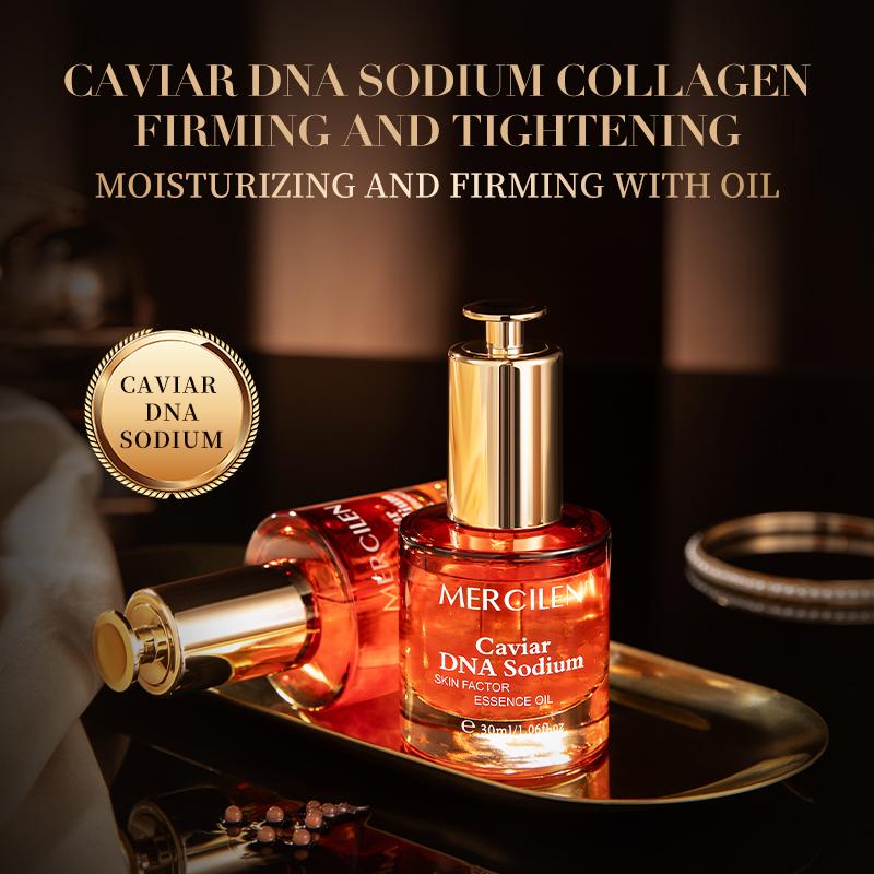 MERCILEN Caviar DNA Sodium Muscle Эссенция против морщин 30 мл Увлажняющая укрепляющая эссенция против морщин Масло для ухода за кожей