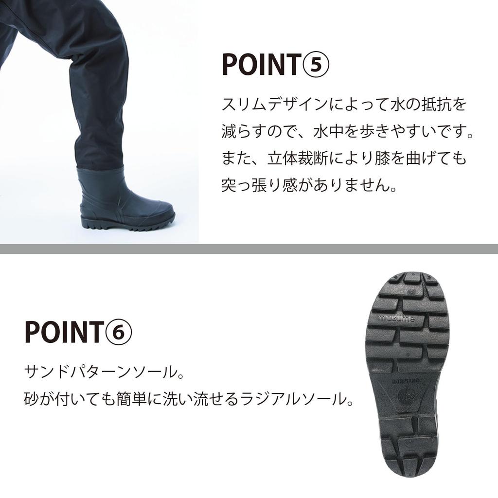 Mazume Game Waders Surfmania Black M Ver.2 MZBF-553-01