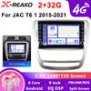 Android 12 Radio Car Player For JAC T6 T8 2015 2016 2018 2021 2022 Multimedia Carplay Navigation GPS 4G 8Core Auto No 2din DVD BT GPS
