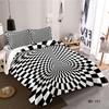 RunGrape 3D Пододеяльник Постельное белье Двуспальный Полуторный Королевский размер 240x220 Скандинавский Чехол на кровать 150 Евро Постельное белье Покрывало 200x200