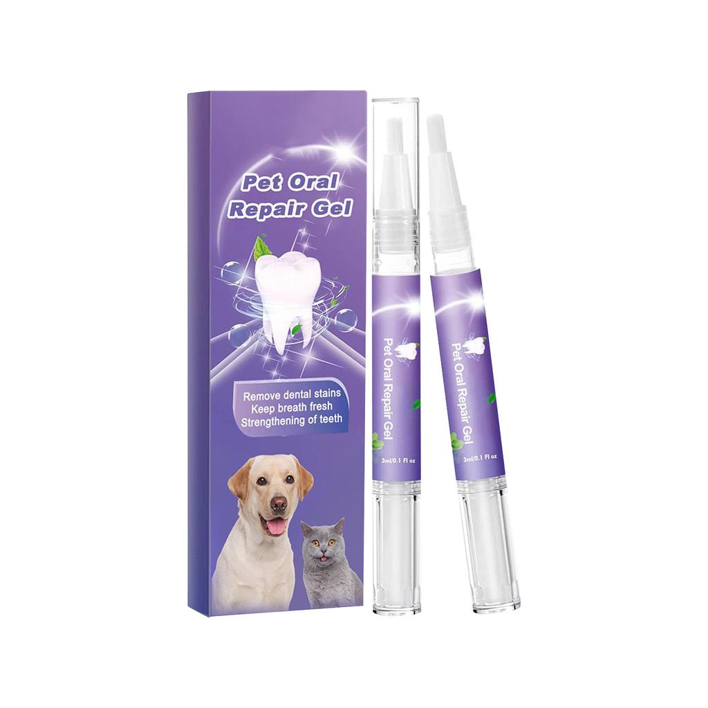 Pet Oral Care Gel. Gel For Oral Care Of Pet. Gel Experiences. Reduce Bad Breath. Pet Teeth Whitening Pen. No Brushing Teeth3/6ml