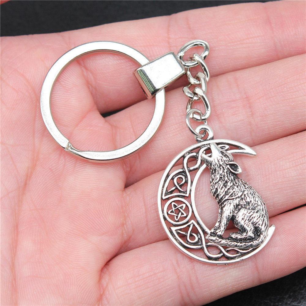 Солнце Луна Пентаграмма Брелки Женские Ювелирные Изделия Бизнес Креативный Сувенир