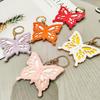 Anti-lost Leather Keychain Animal Creative Butterfly Keychain  Hanging On Bag