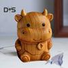 Zodiac Animal Figurine Handcrafted Wood Chinese Zodiac Signs Multifunctional Mini Zodiac Table Decoration Gift for Zodiac Enthusiasts