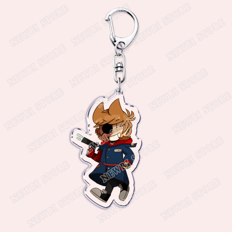 Популярные брелки Eddsworld Торд для аксессуаров Сумки Аниме Комикс Ринго Эддс Мем Брелки Украшения Геймеры Фанаты Друзья Подарки