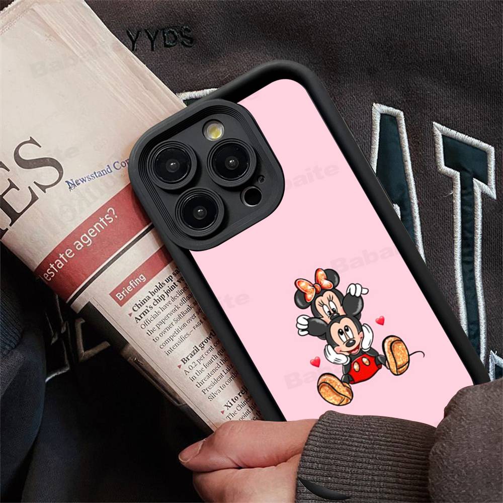 M-Минни M-Микки Для iPhone 17 16 15 14 13 12 11 Pro Max Plus Чехлы для телефона