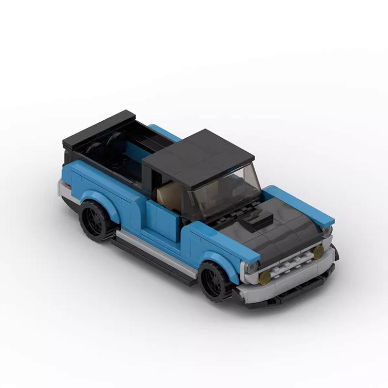 Спортивная гоночная машина MOC-9262819 50-х годов Сельскохозяйственный грузовик Speed8 Сетчатый автомобиль Образовательные Совместимые Строительные Блоки Игрушки