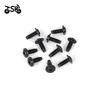 Stainless steel Flat Head Inner Hexagon Screw Bolt M5 5mm for Ducati Motorcycle Cowling Fairing Plastic Cover Black