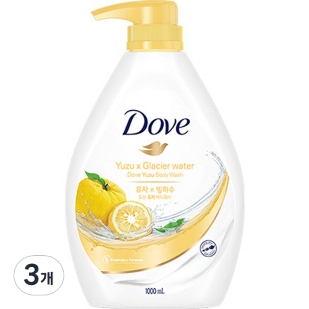 Dove Yuzu Body Wash, 1L, 3 units