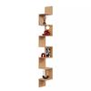 Modern Maxi Hanging Corner Shelf - 202cm white