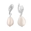Silver Earrings with Natural Baroque Pearls 29.025ct (2129806)