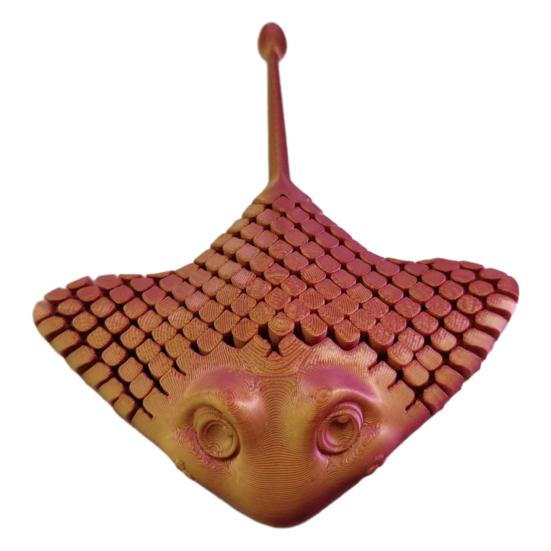 3D-печатная скат-манта, игрушка-антистресс, шарнирная фигурка ската-манты, гибкая фигурка морского животного, украшение для стола для дома и офиса