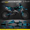 PowerZone Custom Team Для KTM SX SXF MX 2019-2022 EXC XCW Enduro 20-23 125-500cc Графика Фон Наклейки Комплект174