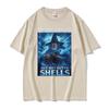 Outta Spells But Not Outta Shells Ironic Wizard Funny Fantasy Meme T Shirts Men Women Summer Tops Casual 100 Cotton Streetwear
