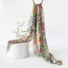 Mother's Day Gift Summer Thin Mulberry Silk Scarf Women's Long Strip High Grade Printed Shawl