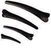 12pcs Black Single Prong Hair Clip Professional DIY Alligator Hair Clip