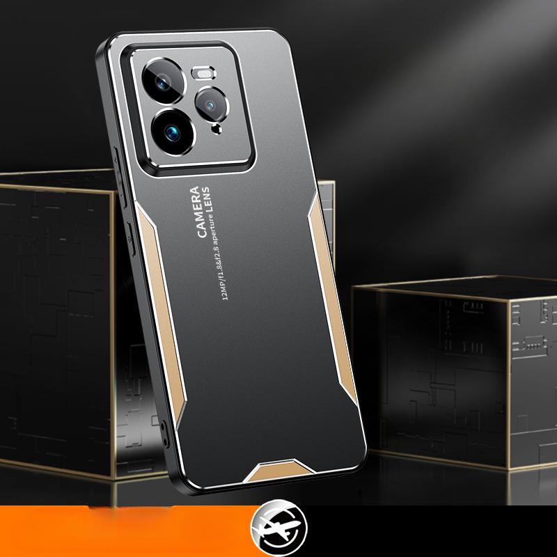 Для Realme GT 7 Pro алюминиевый сплав жесткий ПК чехол Realme GT7pro 5G GT 6T NEO 6 SE 5Pro ударопрочный матовый силиконовый защитный чехол для камеры