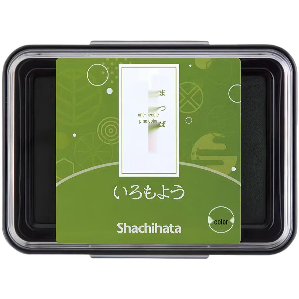 Водостойкая штемпельная подушка Shachihata с японским флагом – Натуральный цвет, быстросохнущая, для резиновых штампов и планеров