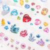 35mm * 2m Sparkling Gem Series Kawaii Ins Laser Gold Sparkling Sand Tape DIY Diary Scrapbook Aesthetic Stationery Stickers