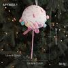 New Christmas Ornaments Cute Pink Cartoon Macaron Foam Candy Christmas Tree Pendant Pendant Props